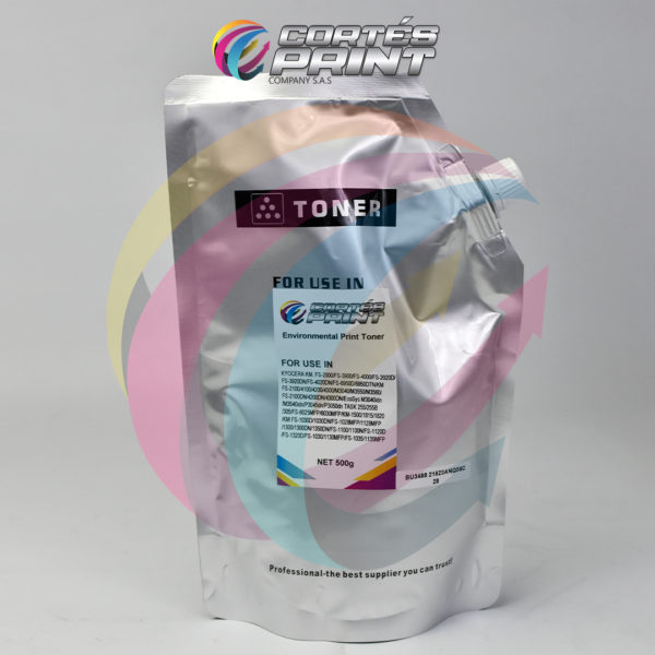 Recarga Tóner Kyocera 500 gr. TK 3152, TK 3160, TK 3172